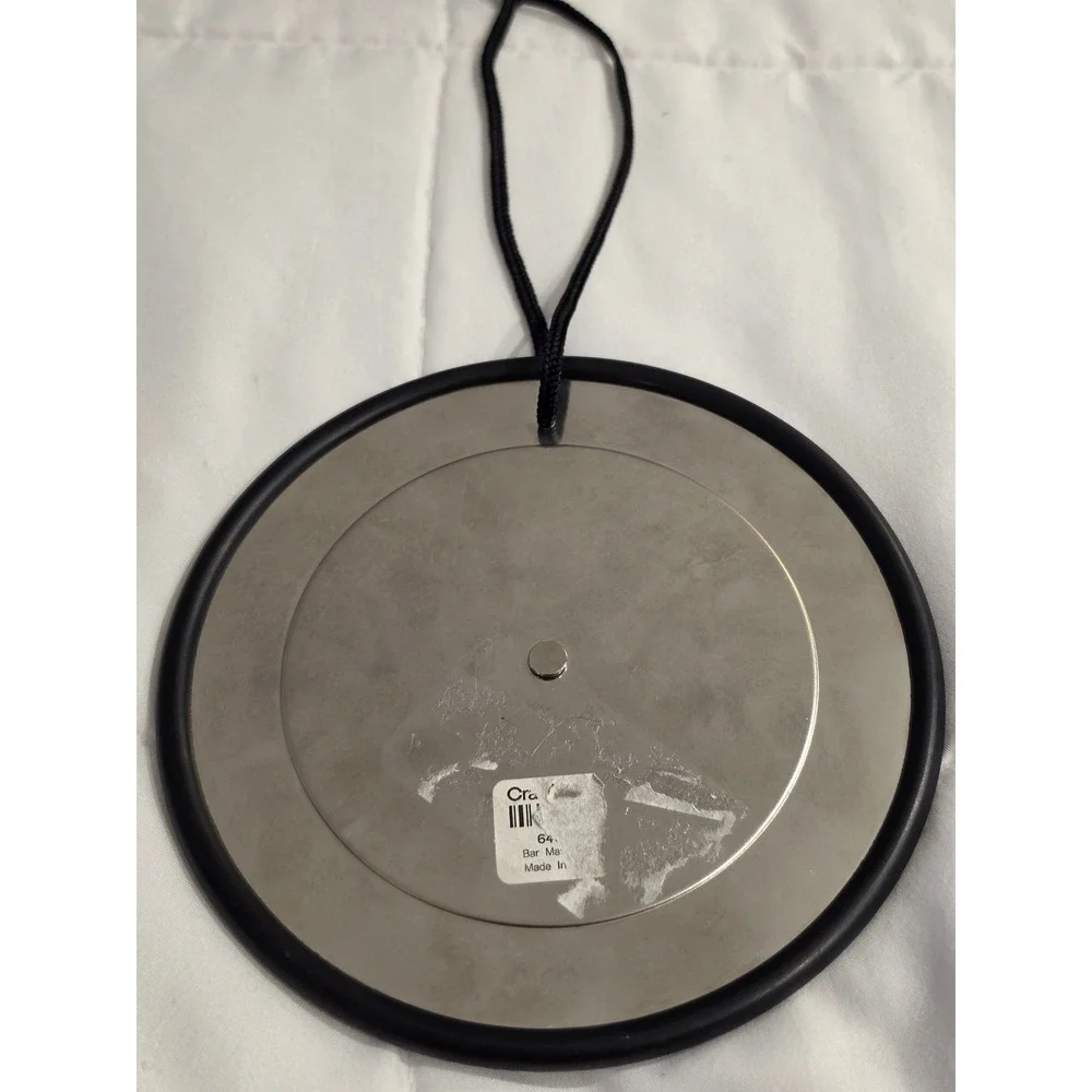Vintage Bar Master Drink Recipe Dial Stainless Steel Cocktail Mixing Guide Wheel